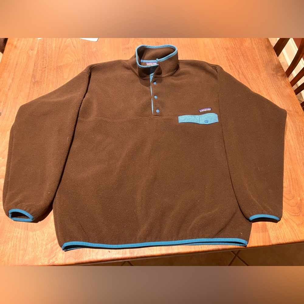 Patagonia Brown and Blue Performance Jacket